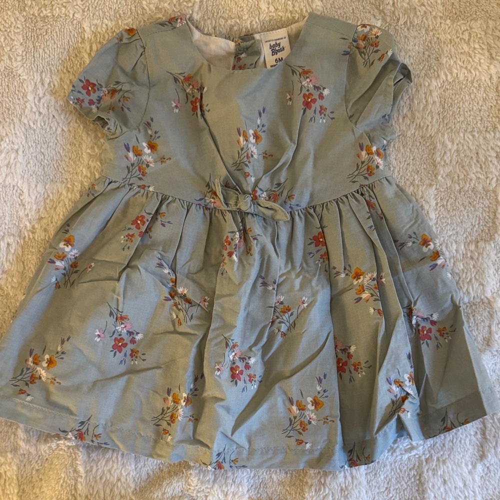 OshKosh B'gosh Floral Sage Green Dress